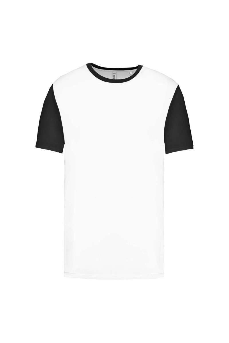 TRICOU CU MÂNECĂ SCURTĂ BICOLOR PENTRU ADULȚI