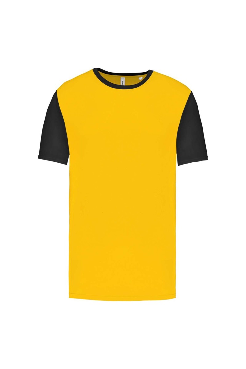 TRICOU CU MÂNECĂ SCURTĂ BICOLOR PENTRU ADULȚI