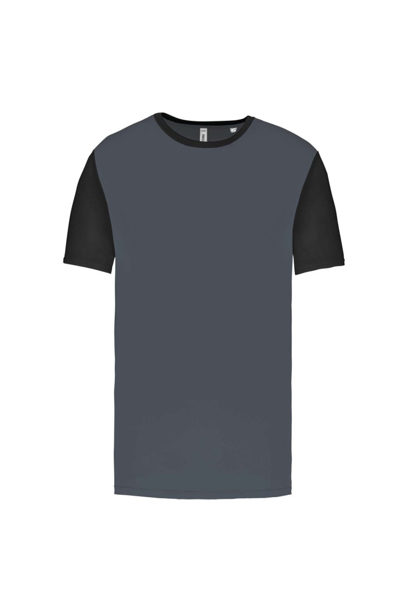 TRICOU CU MÂNECĂ SCURTĂ BICOLOR PENTRU ADULȚI