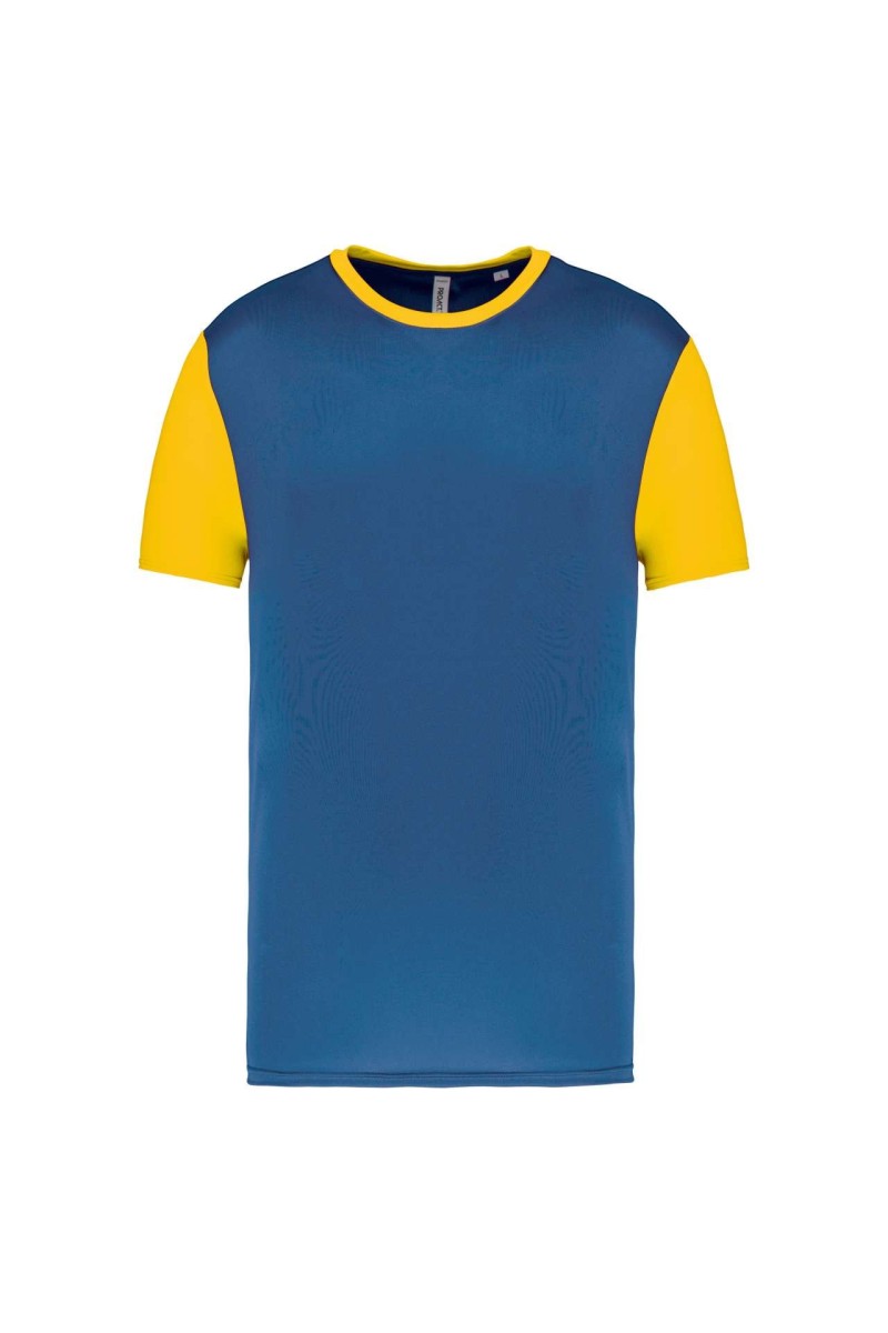 TRICOU CU MÂNECĂ SCURTĂ BICOLOR PENTRU ADULȚI