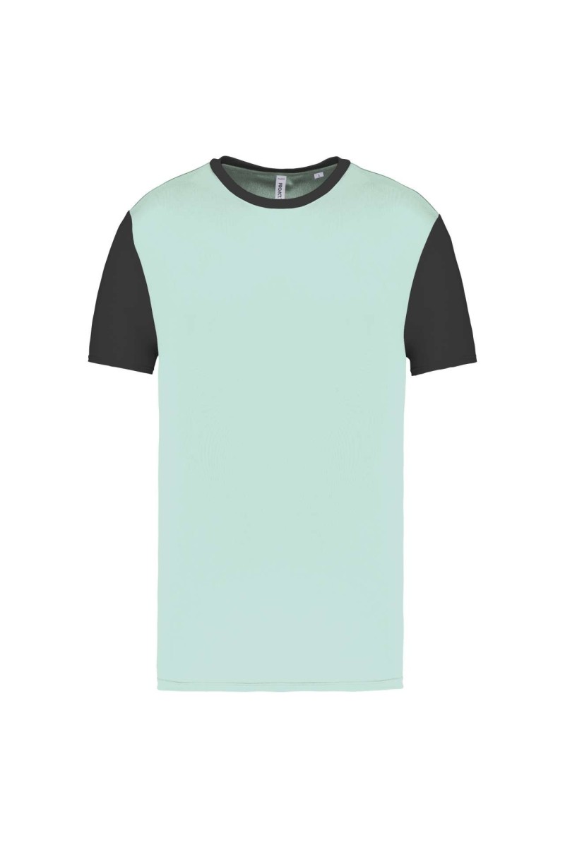 TRICOU CU MÂNECĂ SCURTĂ BICOLOR PENTRU ADULȚI