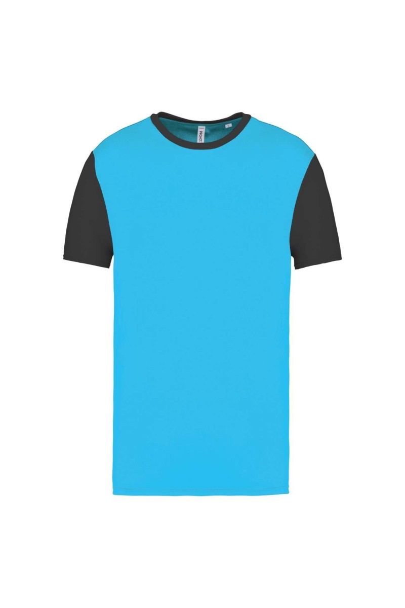 TRICOU CU MÂNECĂ SCURTĂ BICOLOR PENTRU ADULȚI