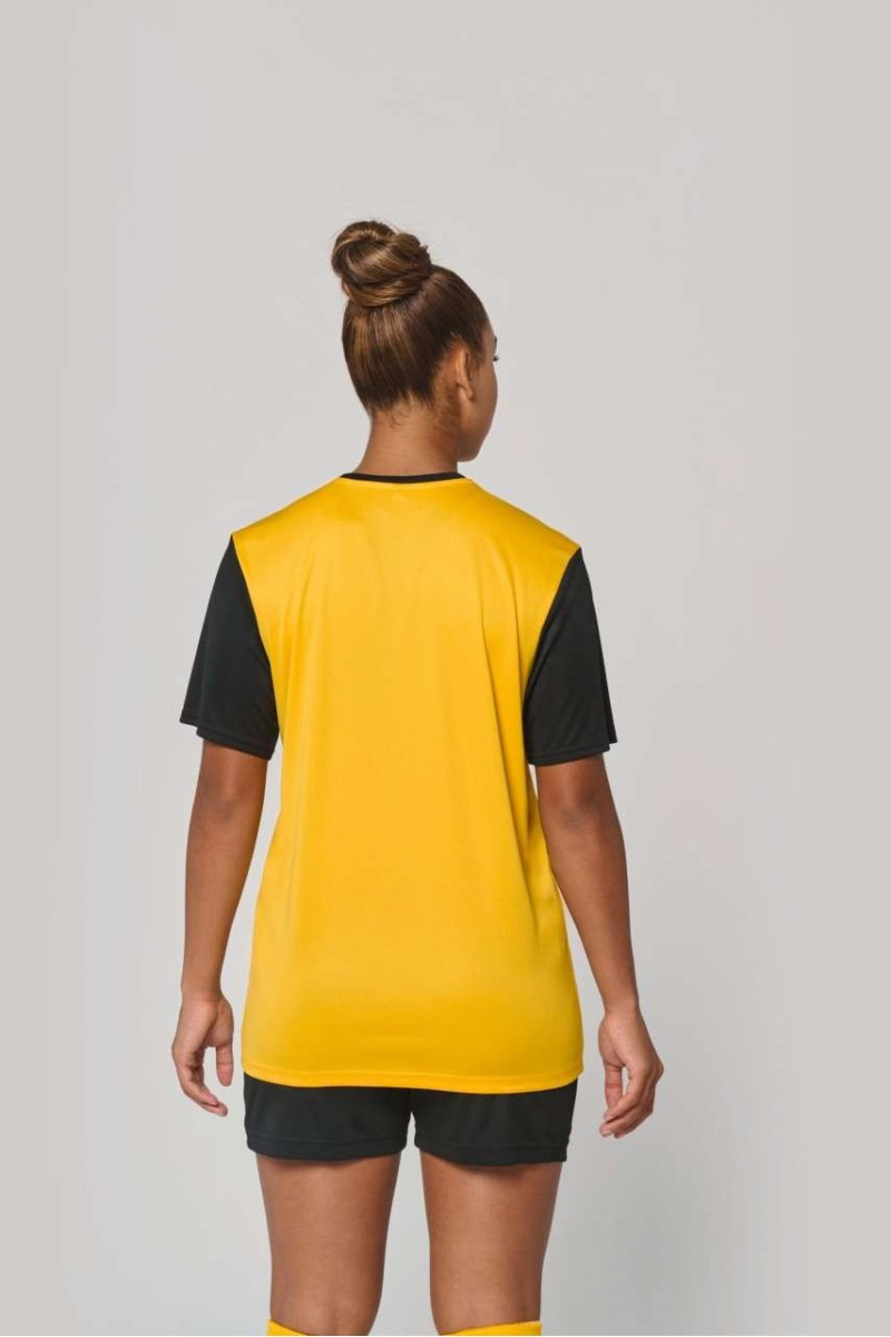 TRICOU CU MÂNECĂ SCURTĂ BICOLOR PENTRU ADULȚI