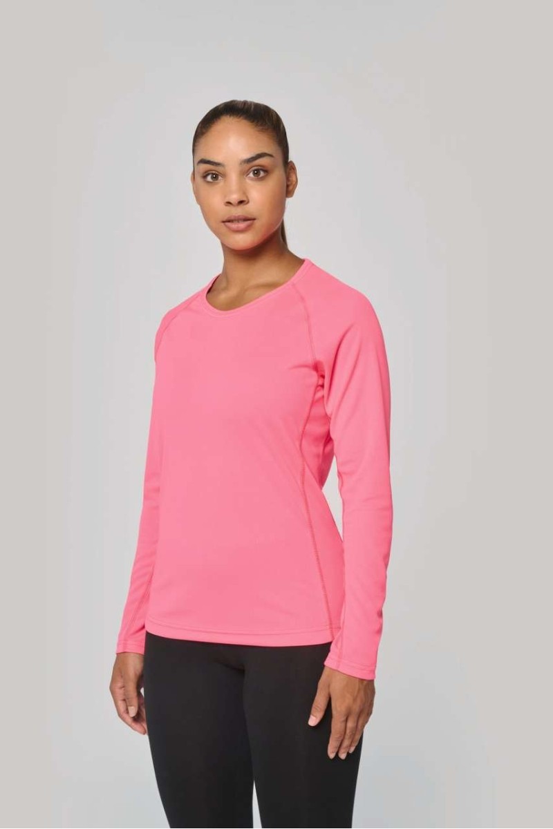 LADIES' LONG-SLEEVED SPORTS T-SHIRT