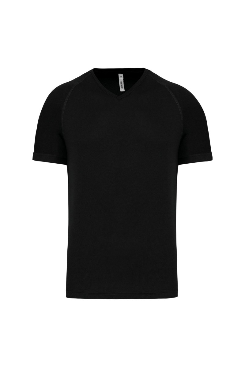 TRICOU SPORT CU MÂNECĂ SCURTĂ ȘI GÂT ÎN V PENTRU BĂRBAȚI