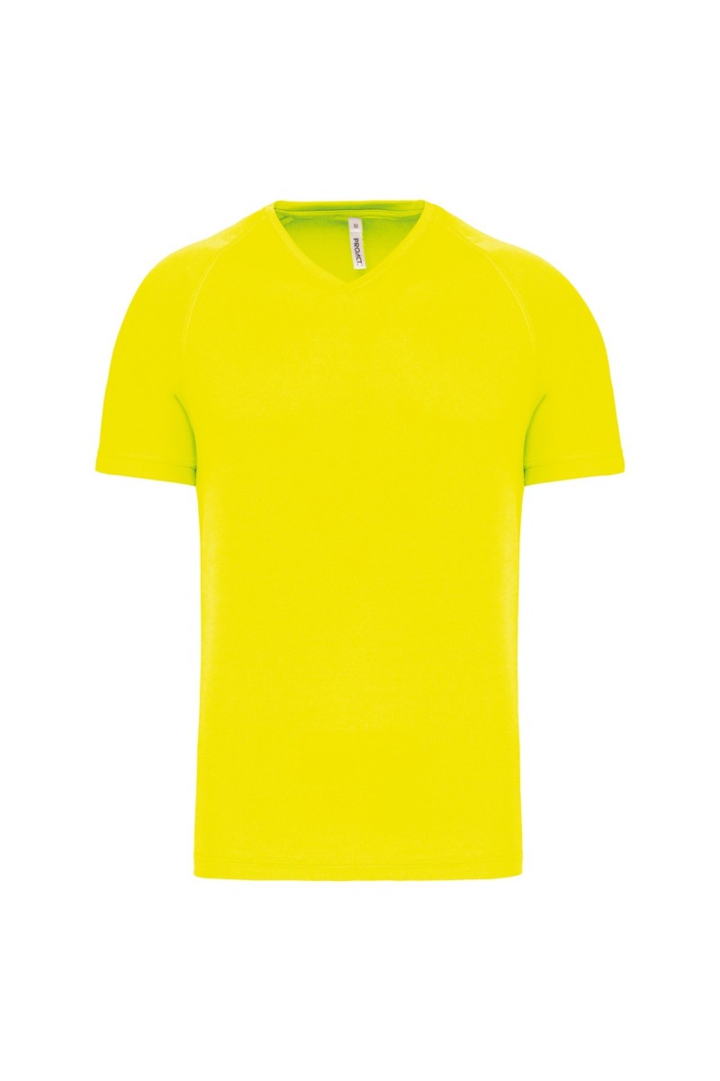 TRICOU SPORT CU MÂNECĂ SCURTĂ ȘI GÂT ÎN V PENTRU BĂRBAȚI