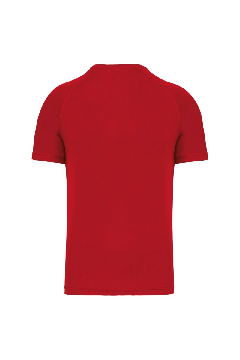 TRICOU SPORT CU MÂNECĂ SCURTĂ ȘI GÂT ÎN V PENTRU BĂRBAȚI