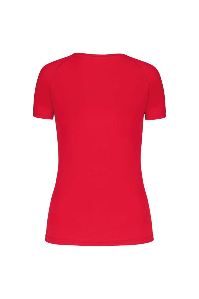 LADIES’ V-NECK SHORT-SLEEVED SPORTS T-SHIRT