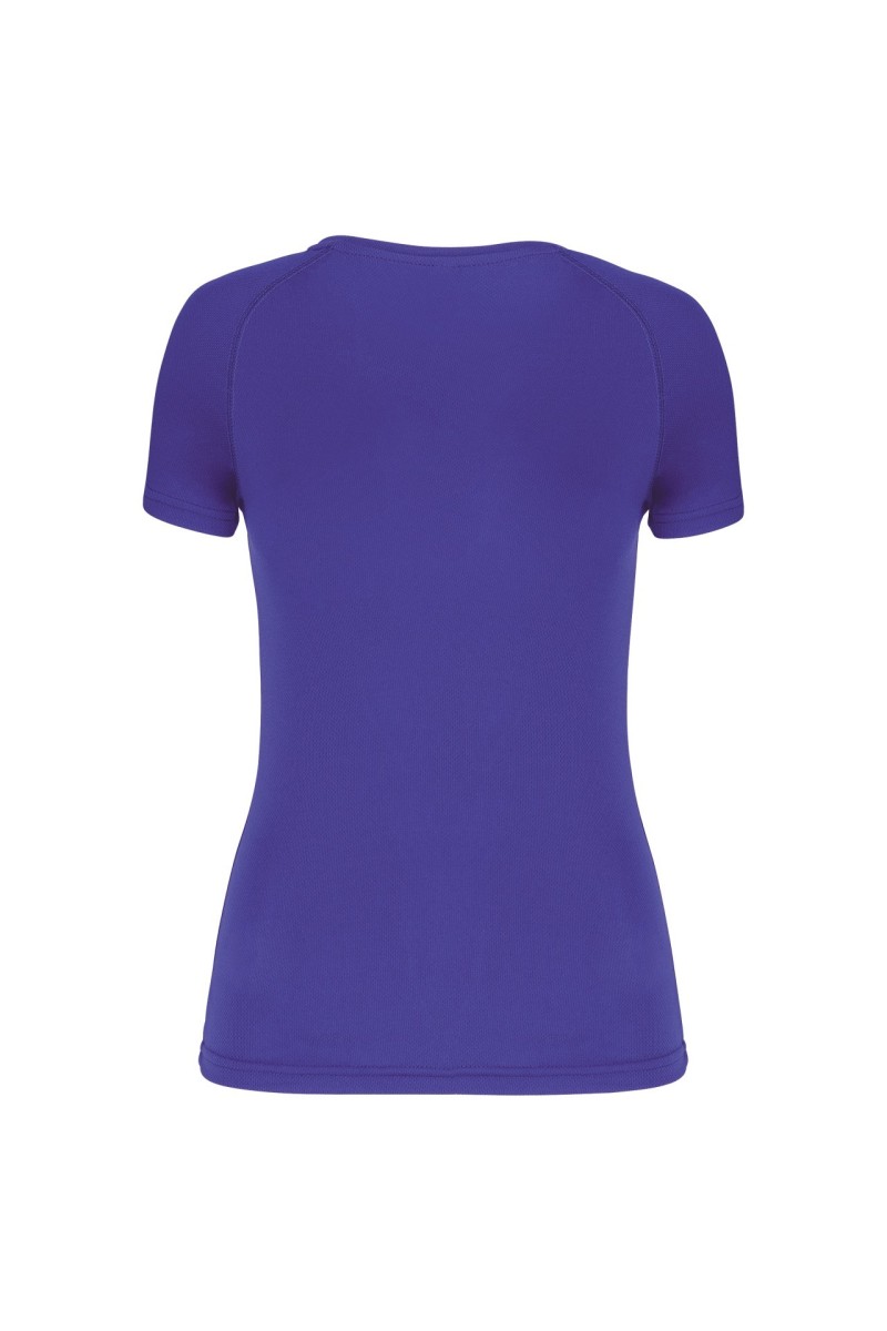 TRICOU SPORT CU MÂNECĂ SCURTĂ ȘI GÂT ÎN V PENTRU FEMEI
