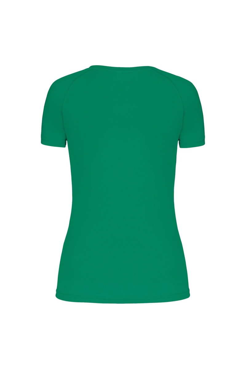 TRICOU SPORT CU MÂNECĂ SCURTĂ ȘI GÂT ÎN V PENTRU FEMEI