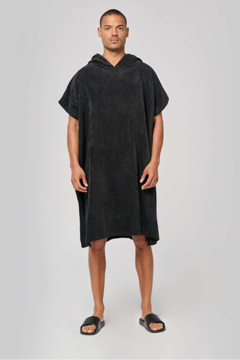 PONCHO UNISEX CU GLUGĂ ȘI PROSOP