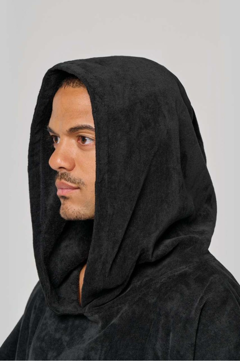 PONCHO UNISEX CU GLUGĂ ȘI PROSOP