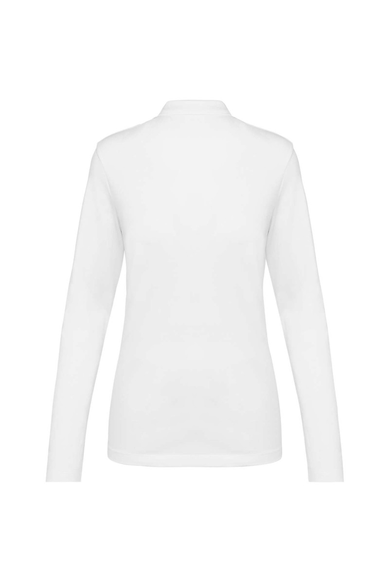 LADIES' LONG-SLEEVED SUPIMA® POLO SHIRT