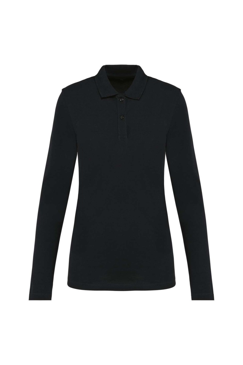 LADIES' LONG-SLEEVED SUPIMA® POLO SHIRT