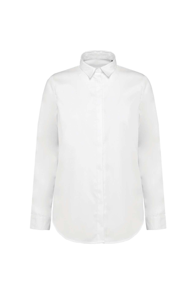 LADIES' LONG-SLEEVED TWILL SHIRT