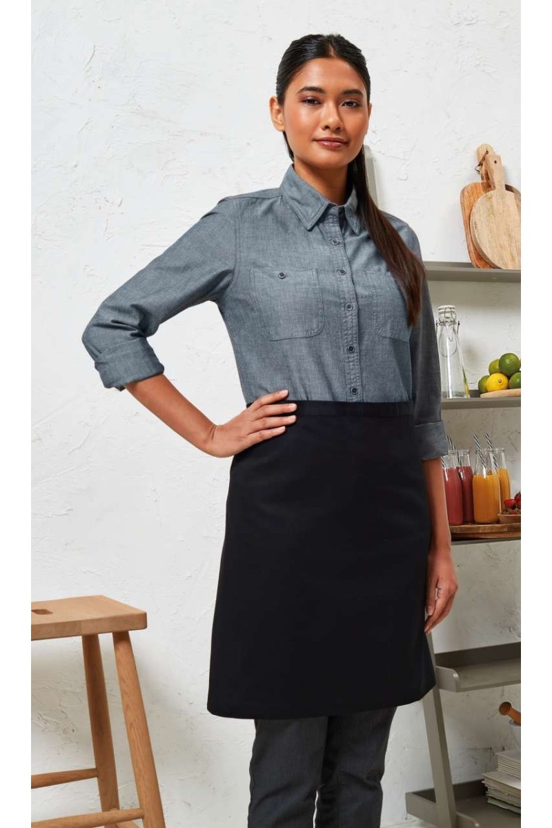 COTTON WAIST APRON, FAIRTRADE & ORGANIC CERTIFIED