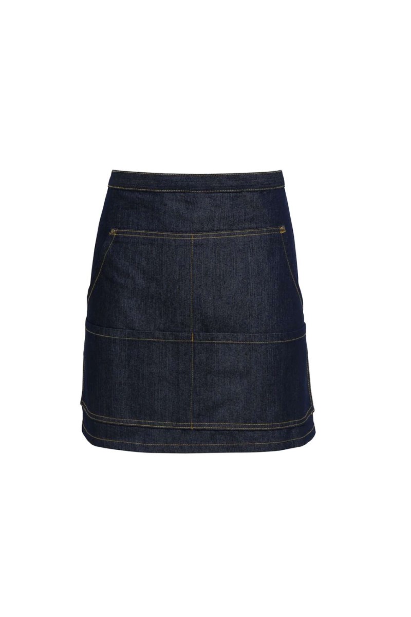 JEANS STITCH DENIM WAIST APRON