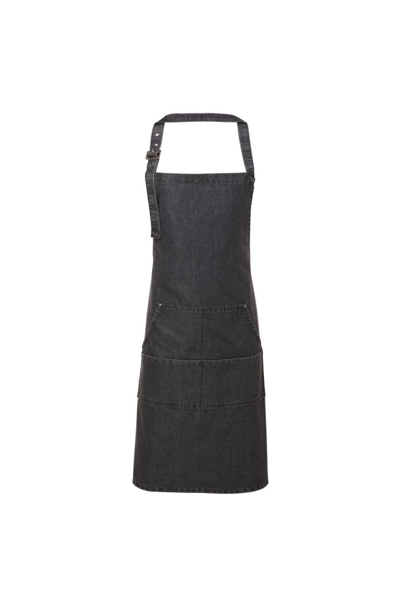 ȘORȚ CU BRETELE DIN DENIM CU CUSĂTURĂ DE BLUGI