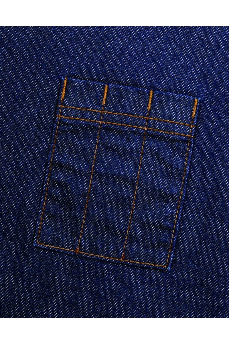 ȘORȚ DE TALIE DIN DENIM CU ASPECT CERAT "DIVISION