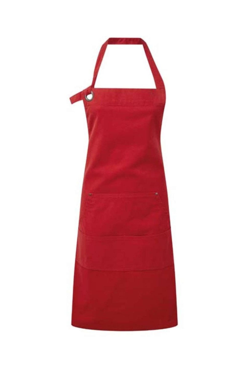 'CALIBRE' HEAVY COTTON CANVAS POCKET APRON