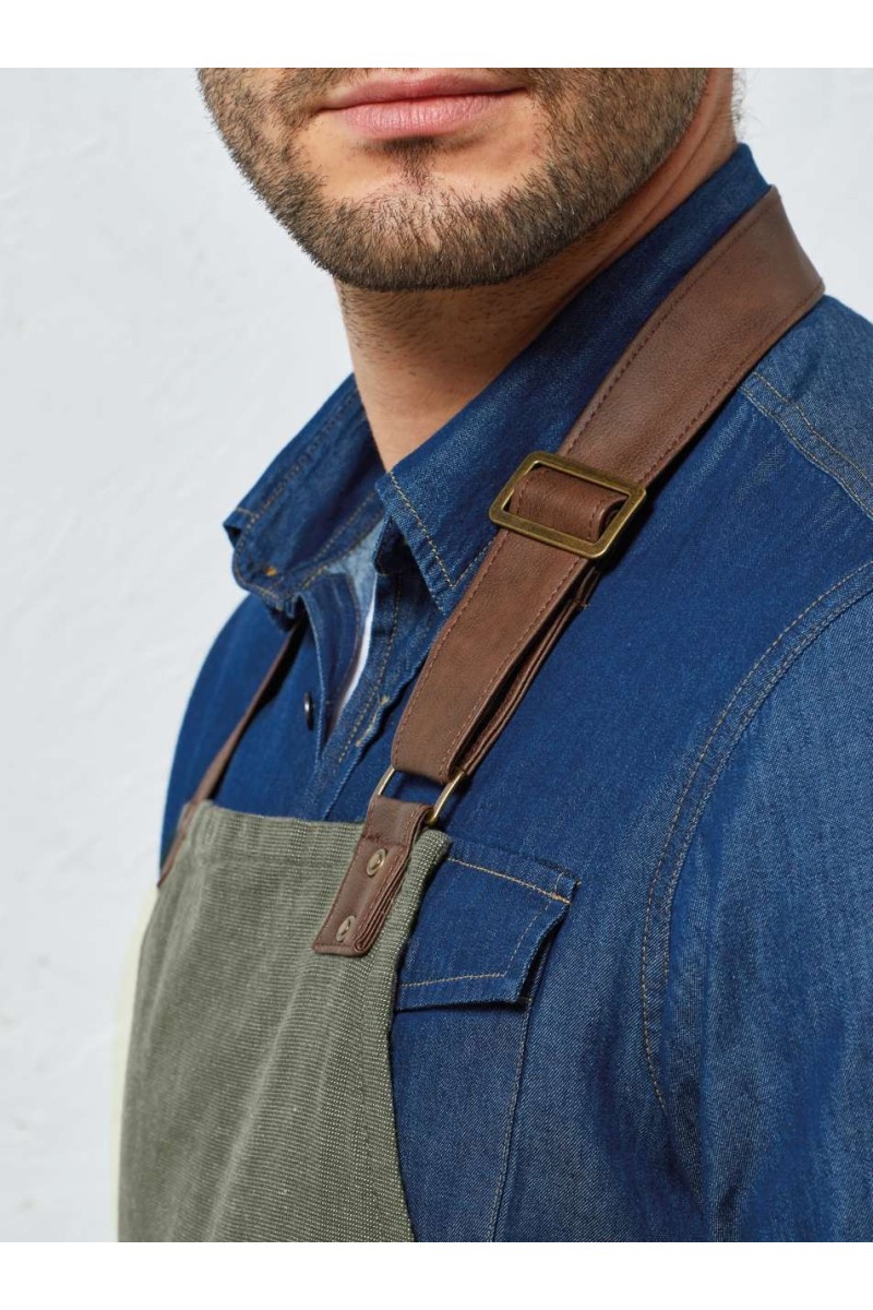 'ANNEX' OXFORD BIB APRON