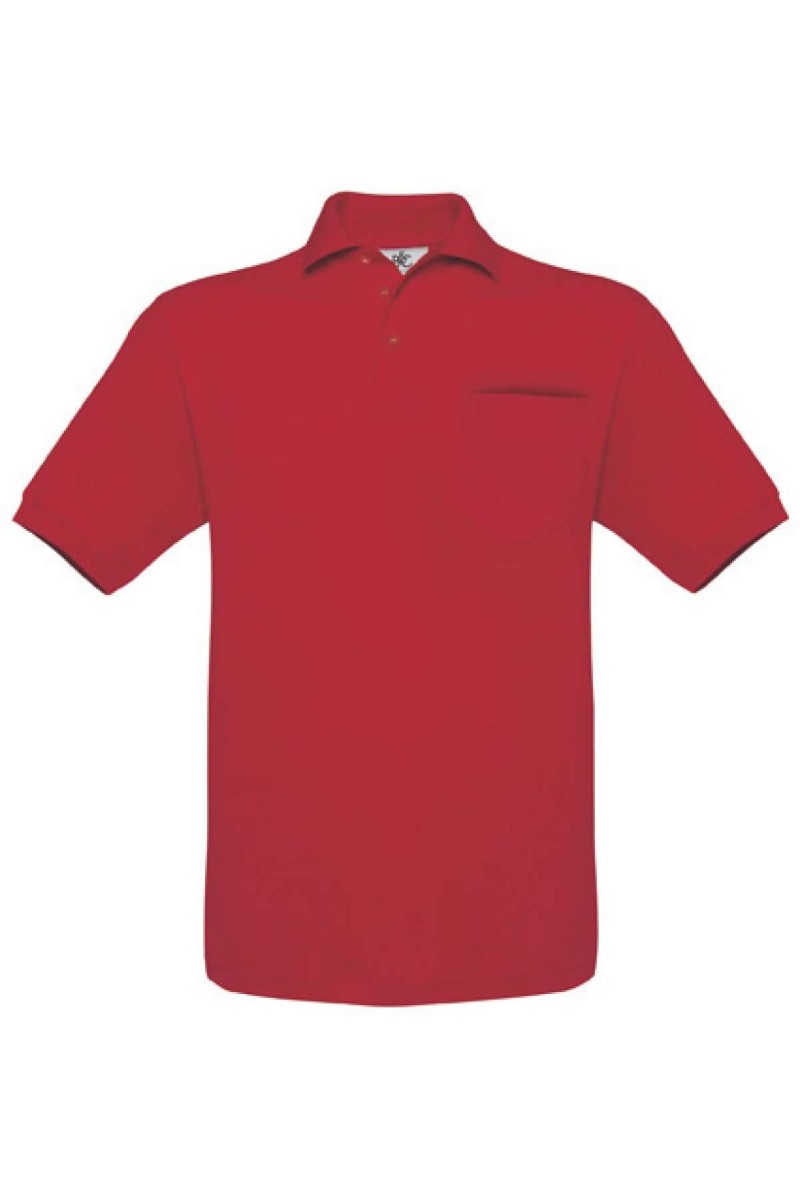 Tricou polo B&C Safran Pocket