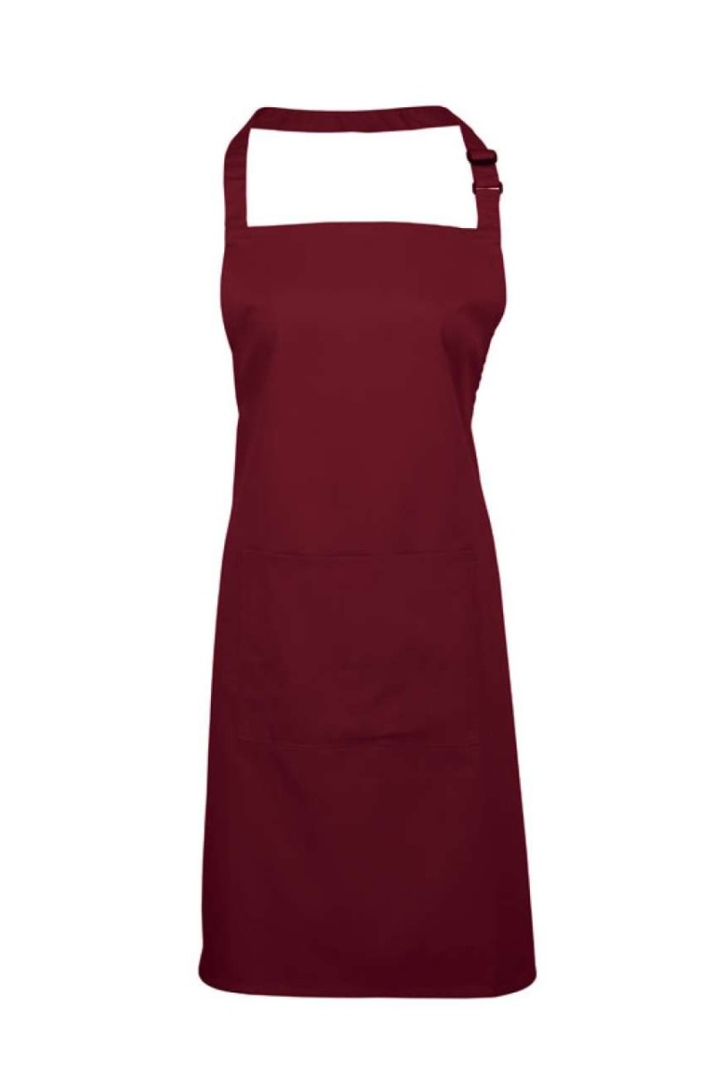 'COLOURS COLLECTION’ BIB APRON WITH POCKET