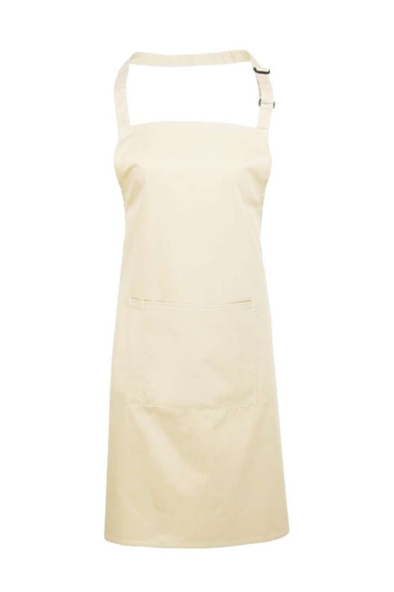 'COLOURS COLLECTION’ BIB APRON WITH POCKET