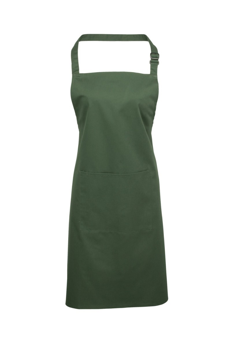 'COLOURS COLLECTION’ BIB APRON WITH POCKET