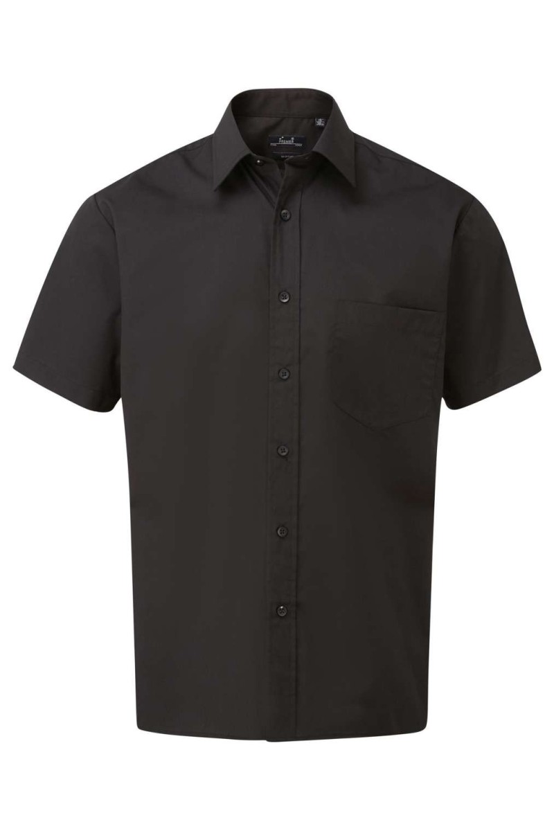 MEN'S SHORT SLEEVE POPLIN SHIRT