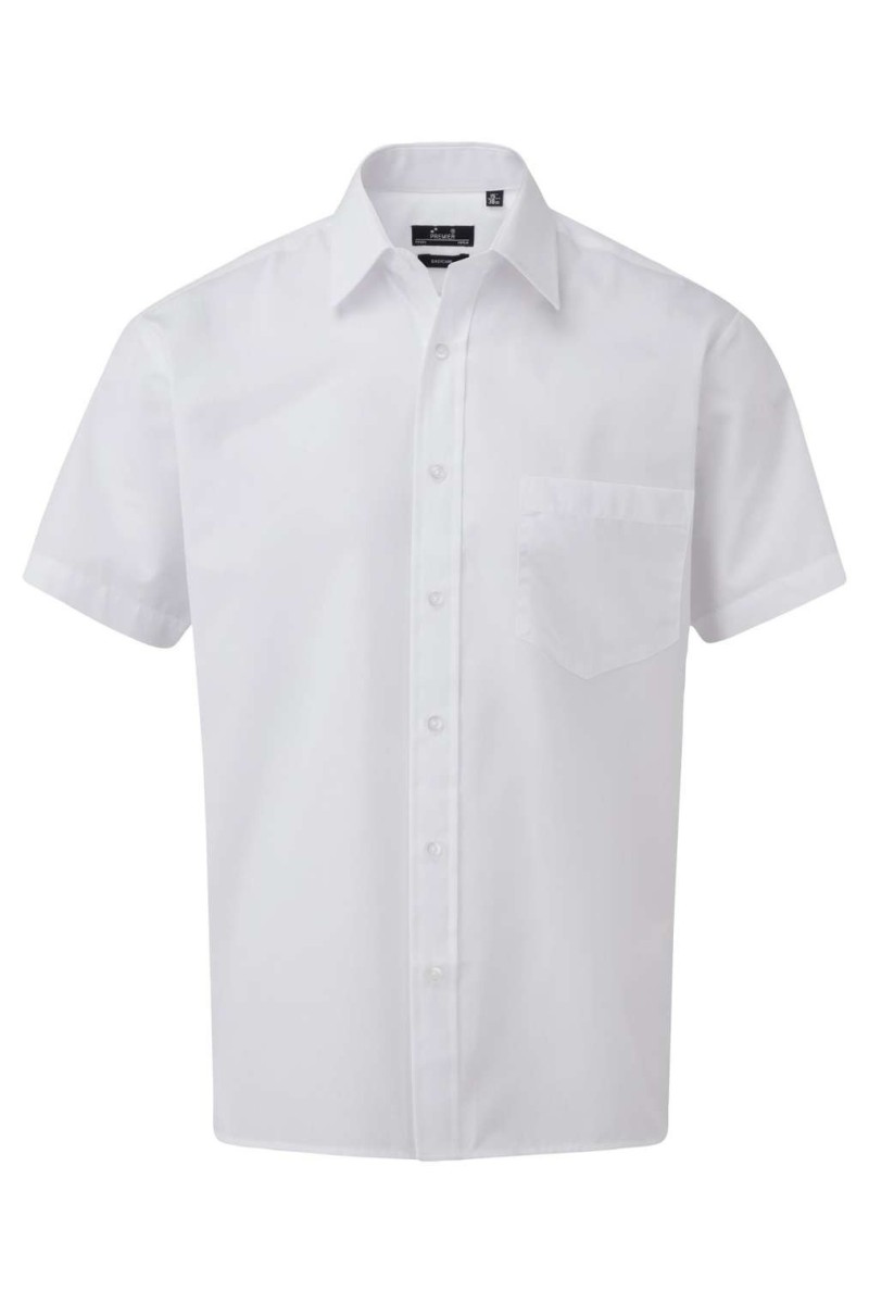 MEN'S SHORT SLEEVE POPLIN SHIRT