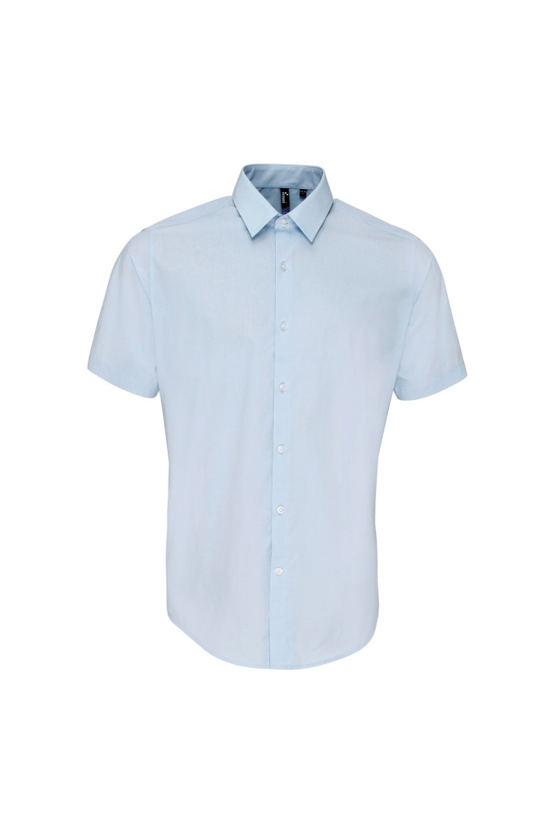 CĂMAȘĂ CU MÂNECĂ SCURTĂ POPLIN SUPREME PENTRU BĂRBAȚI