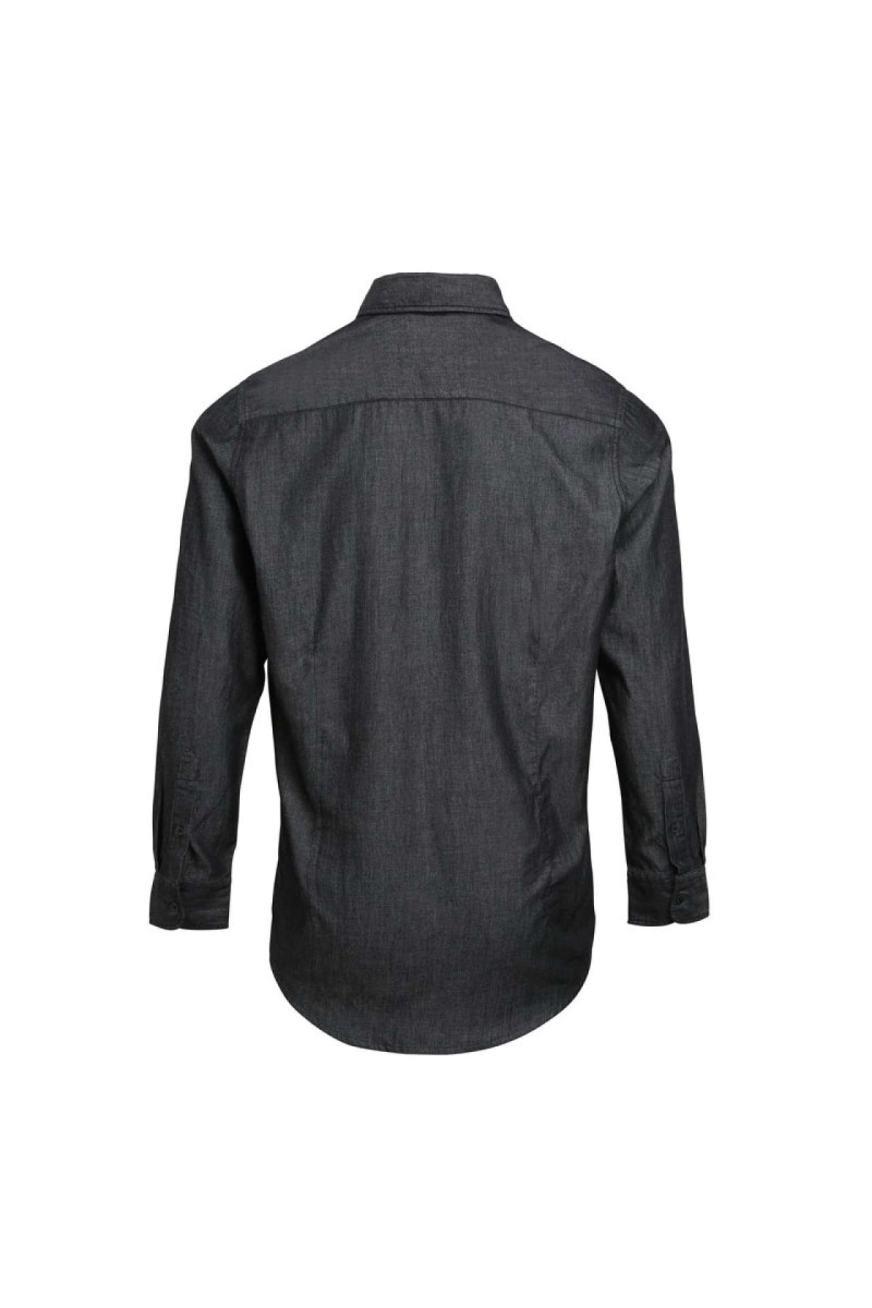 MEN’S JEANS STITCH DENIM SHIRT