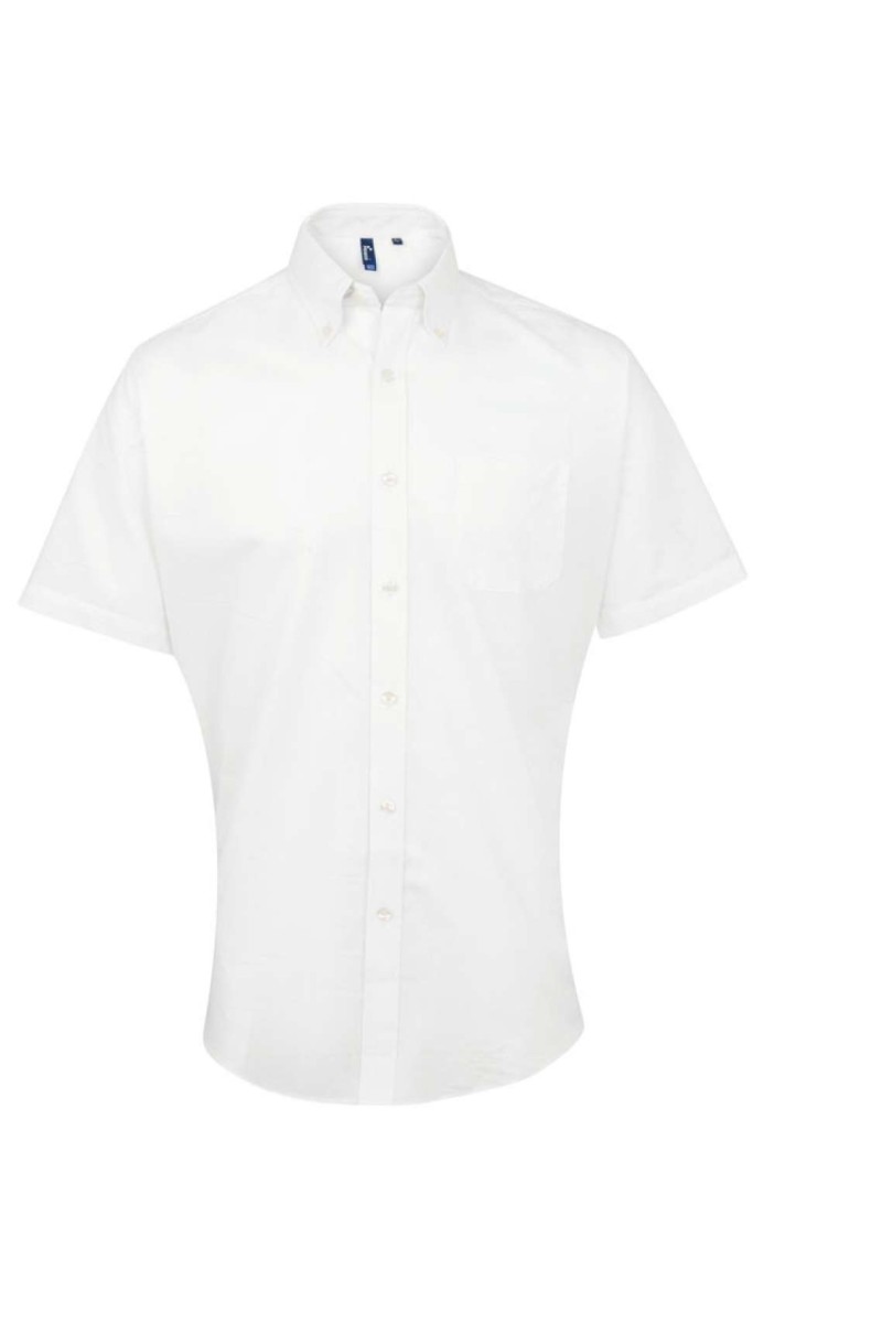 MEN’S SHORT SLEEVE SIGNATURE OXFORD SHIRT