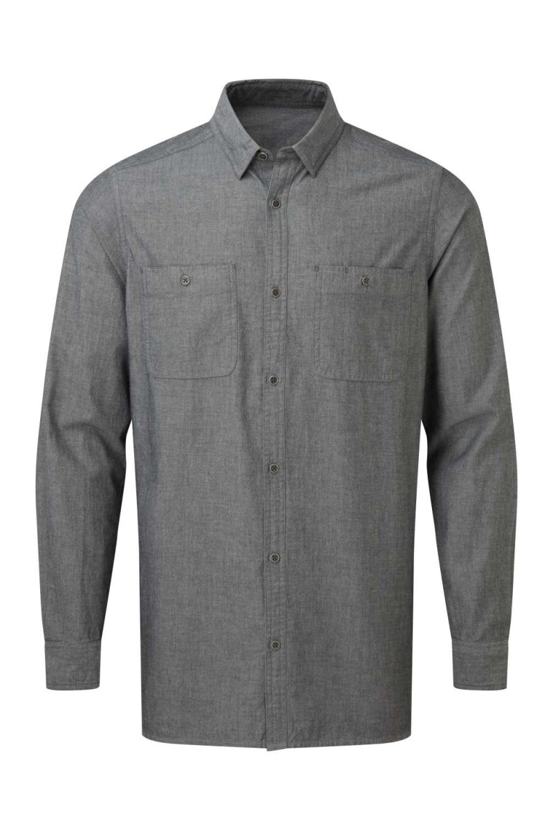 MEN'S ORGANIC CHAMBRAY FAIRTRADE SHIRT