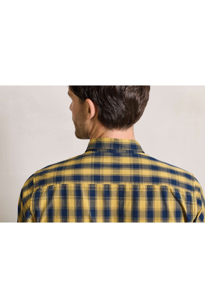 'MULLIGAN' CHECK - MEN'S LONG SLEEVE COTTON SHIRT