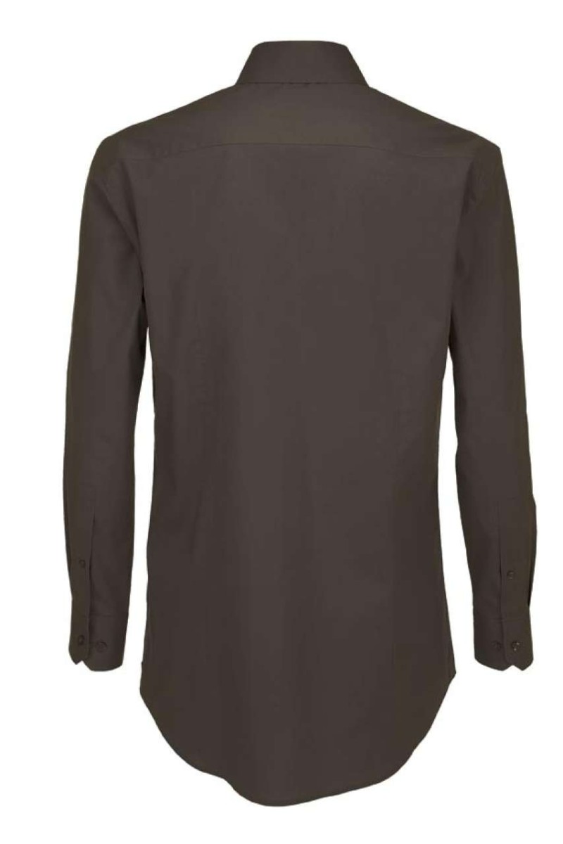 B&C BLACK TIE LSL /MEN