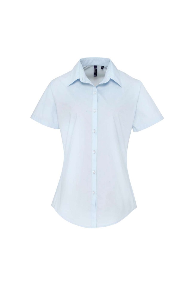 WOMEN'S POPLIN SUPREME SHORT SLEEVE SHIRT