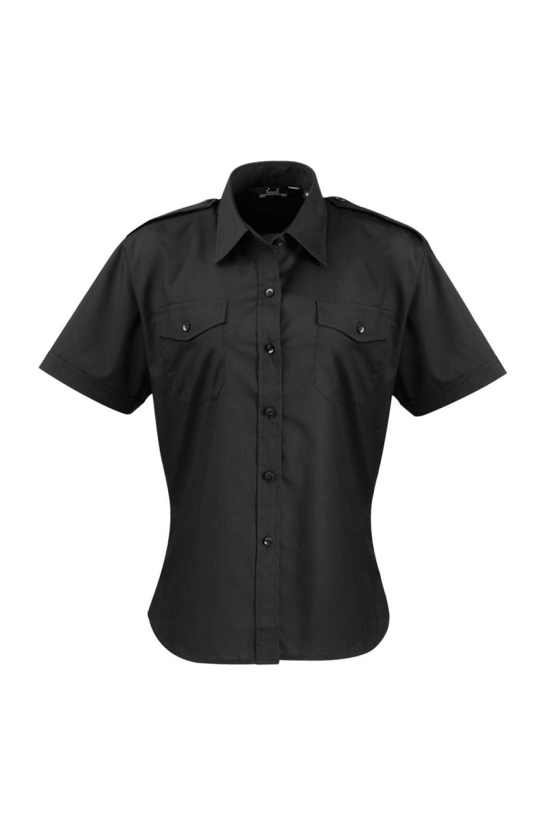 WOMEN'S SHORT SLEEVE PILOT SHIRT