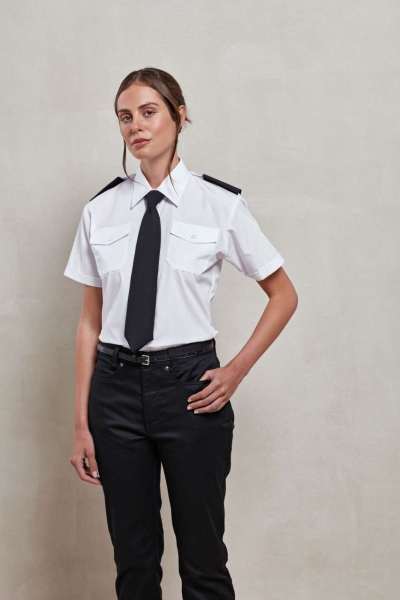 WOMEN'S SHORT SLEEVE PILOT SHIRT