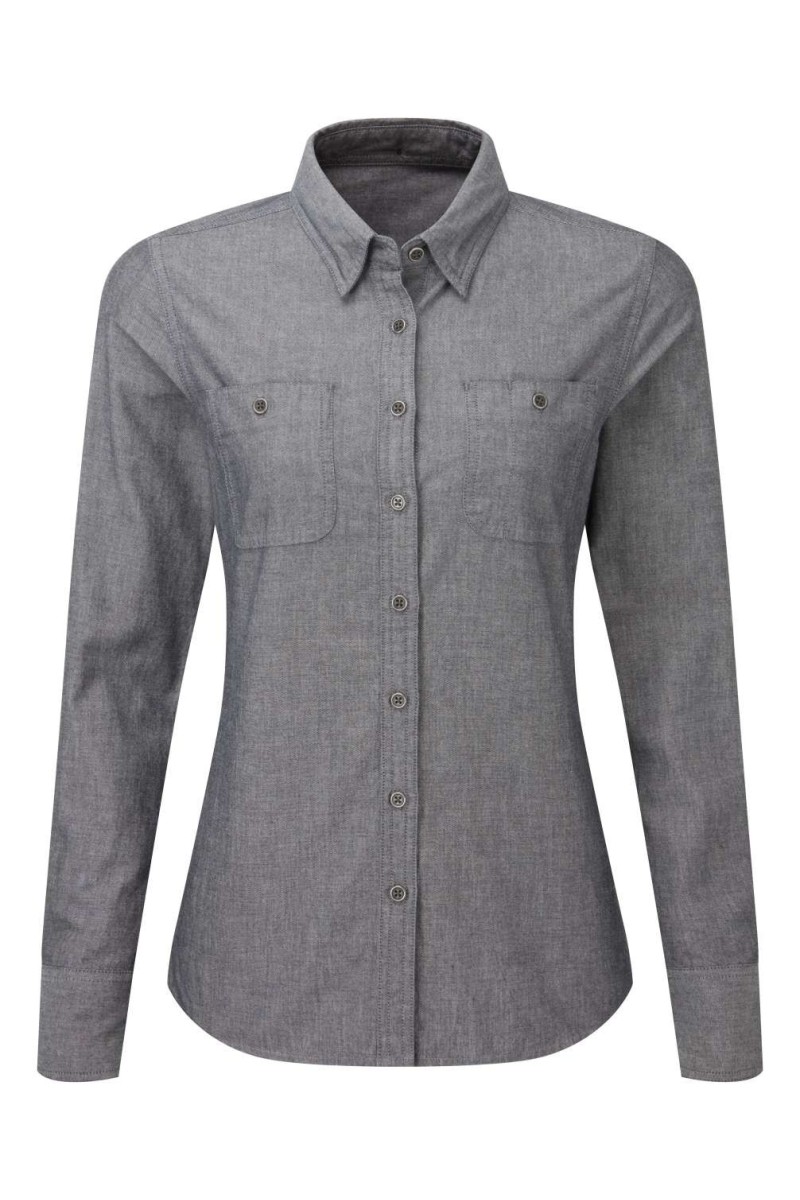 CĂMAȘĂ ORGANICĂ CHAMBRAY FAIRTRADE PENTRU FEMEI