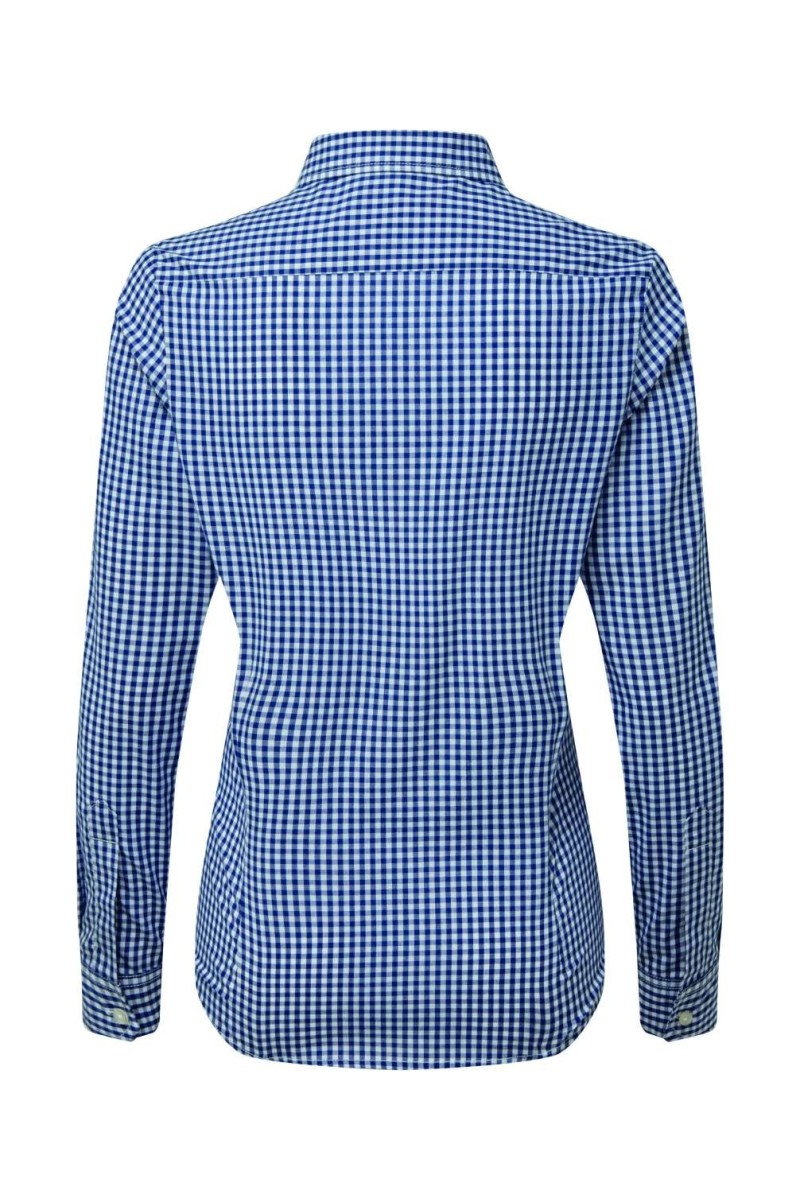 'MAXTON' CHECK WOMEN'S LONG SLEEVE SHIRT