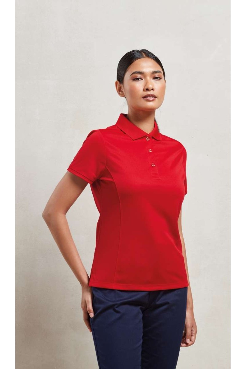 LADIES’ COOLCHECKER® PIQUE POLO