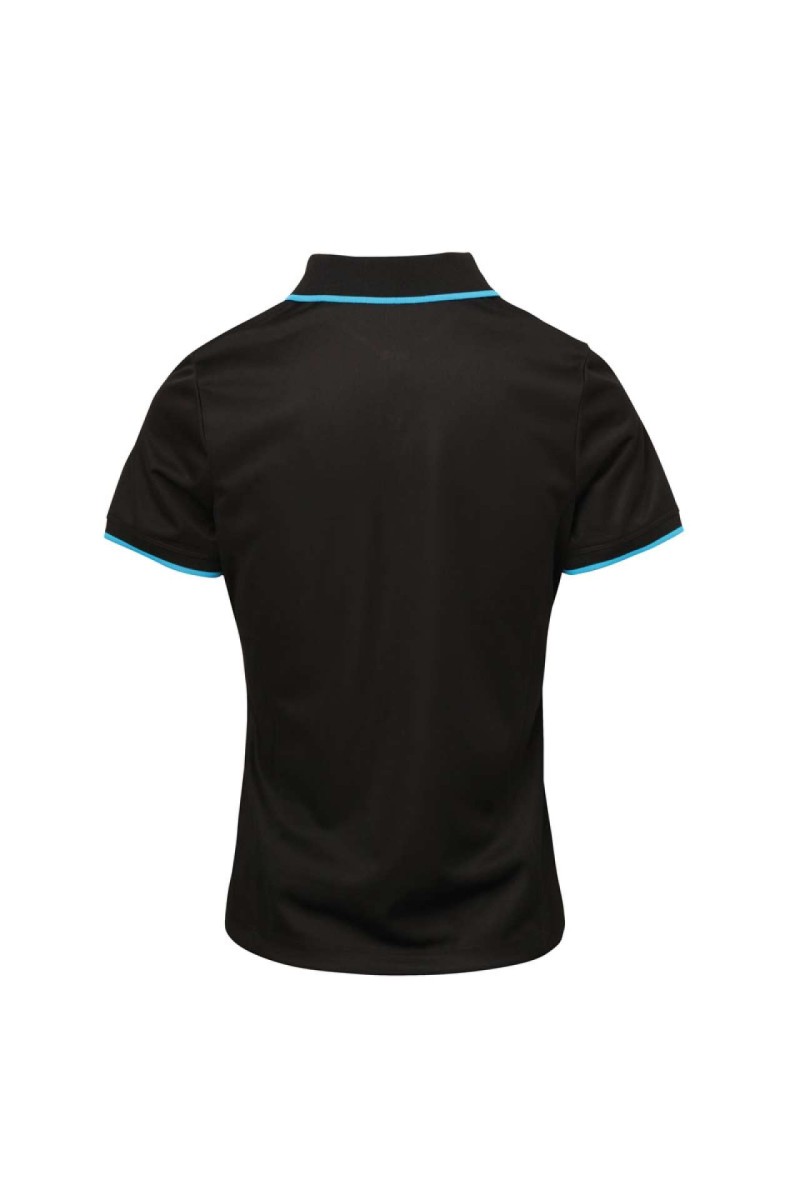 POLO COOLCHECKER® CU CONTRAST PENTRU FEMEI
