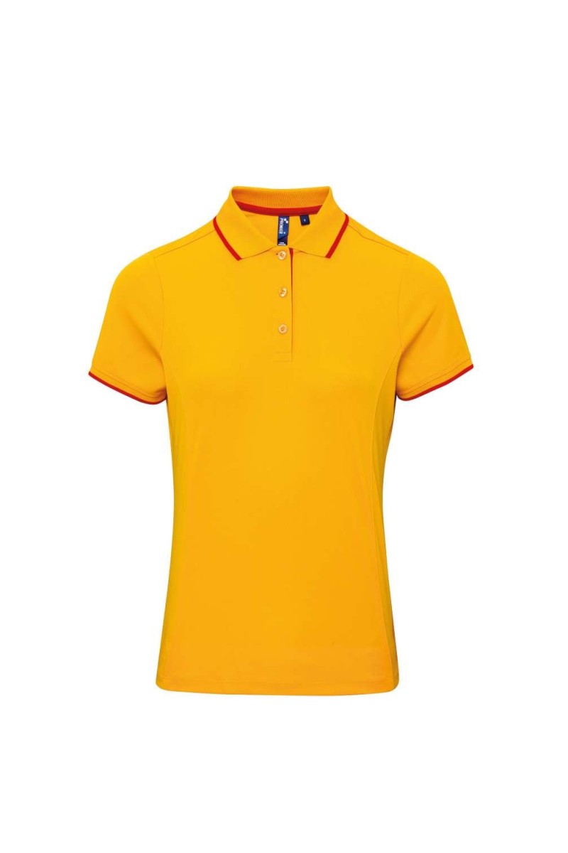 POLO COOLCHECKER® CU CONTRAST PENTRU FEMEI