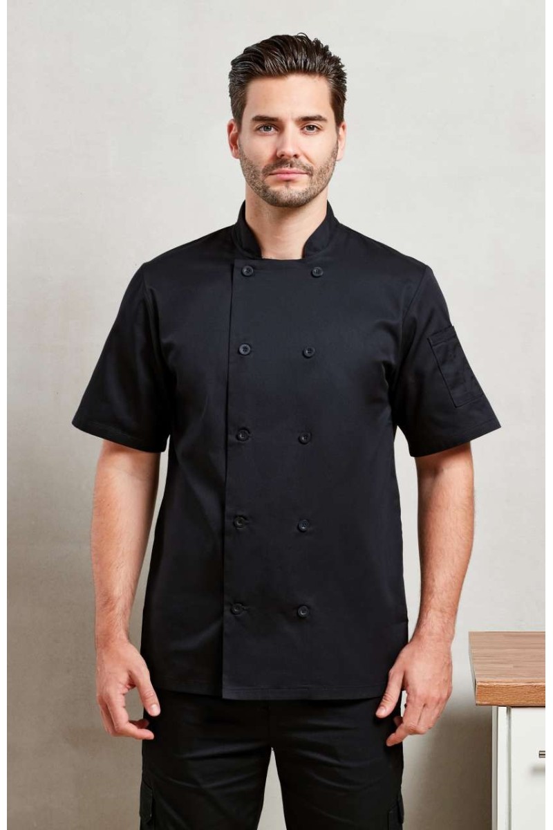 SHORT SLEEVE CHEF'S JACKET