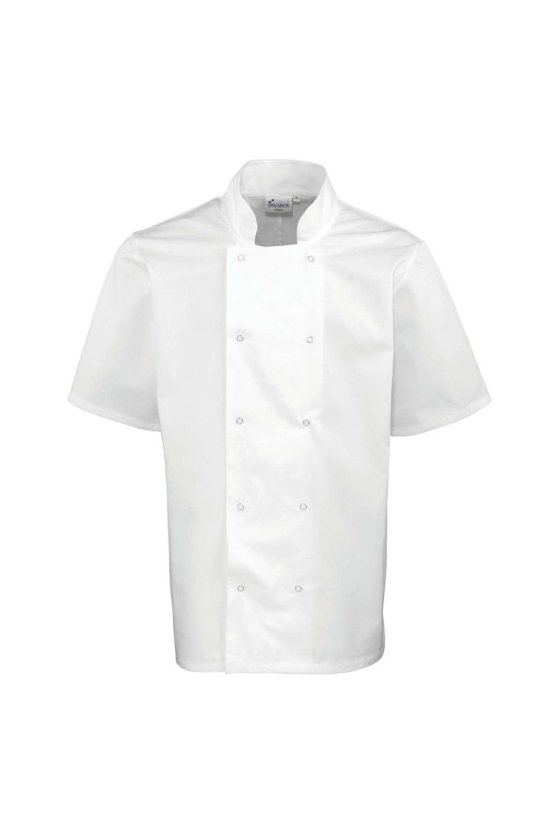 CHEF'S SHORT SLEEVE STUD JACKET