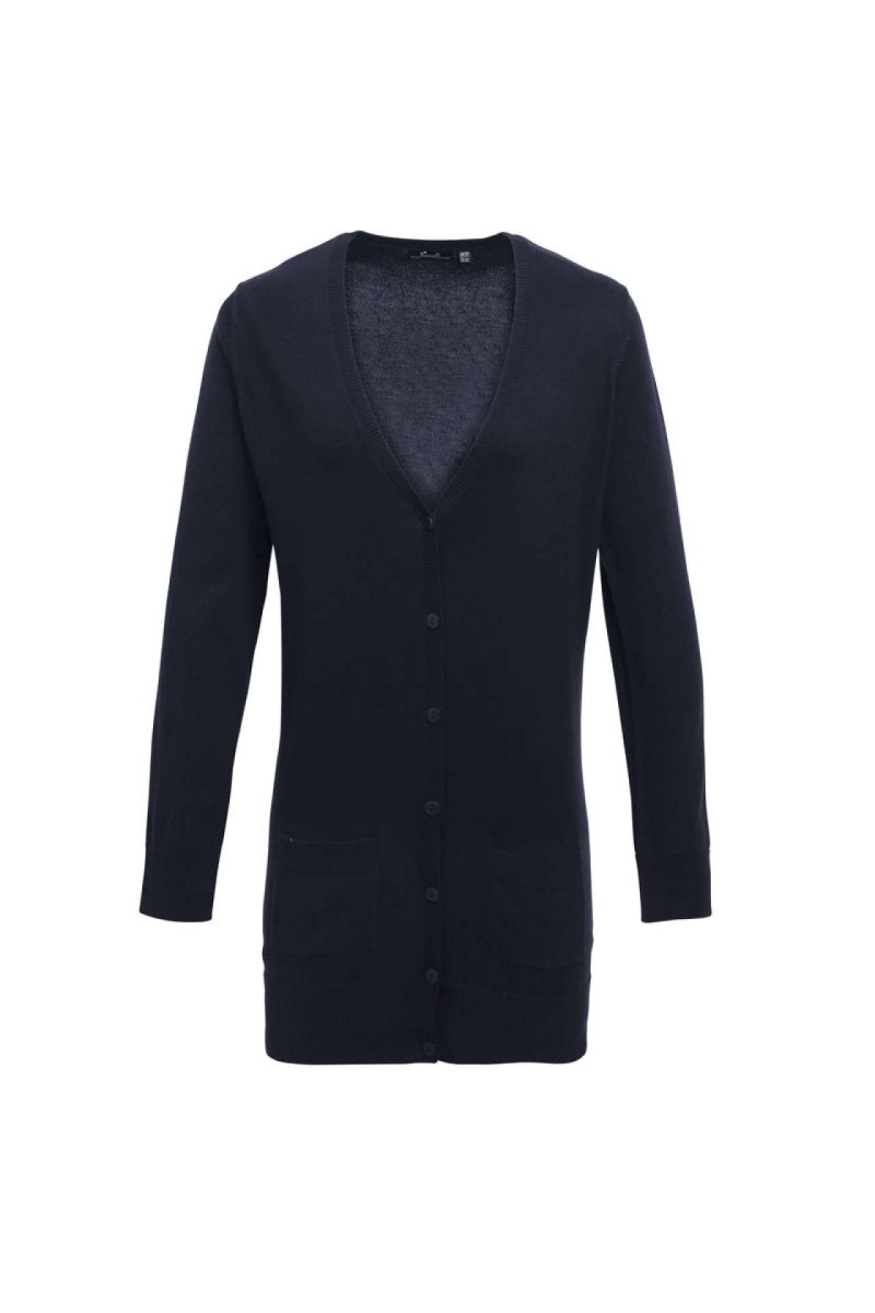 WOMEN'S LONG LENGTH KNITTED CARDIGAN
