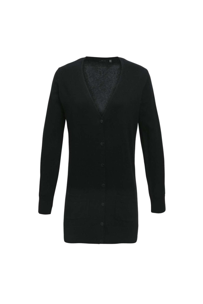 CARDIGAN TRICOTAT DE LUNGIME LUNGĂ PENTRU FEMEI