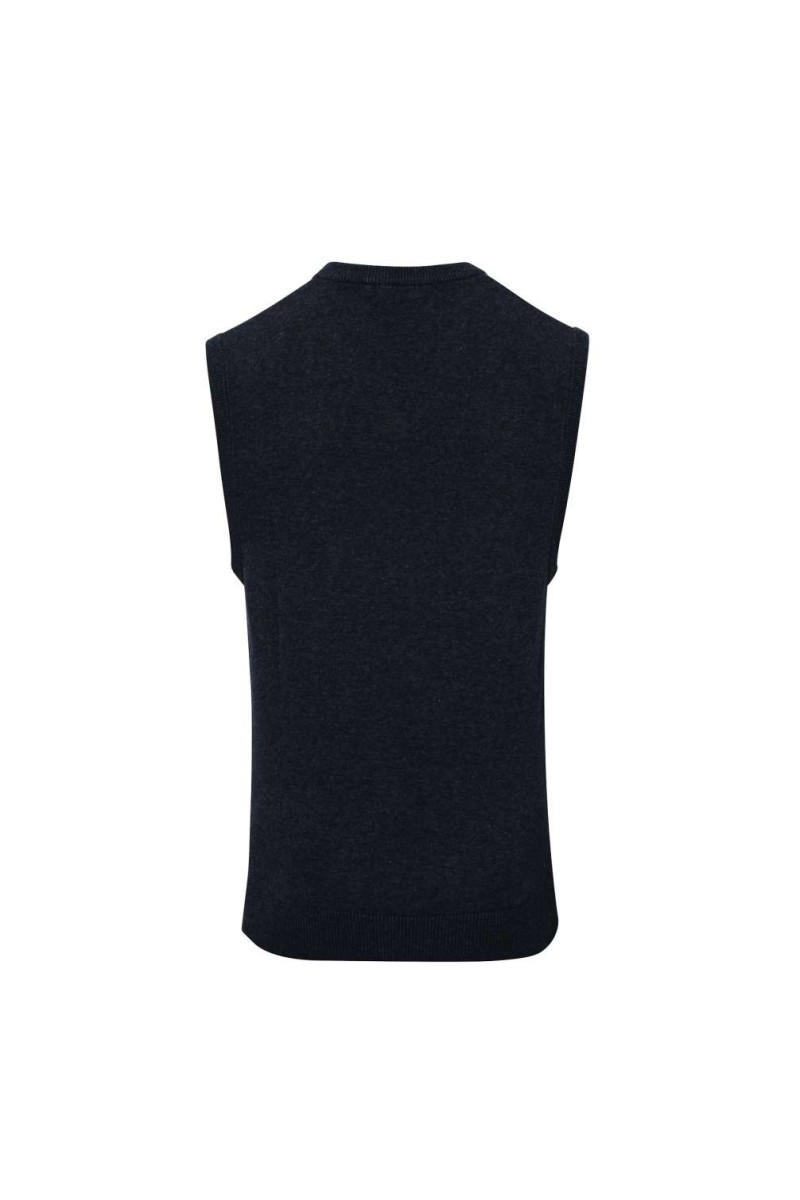 MEN'S V-NECK SLEEVELESS SWEATER